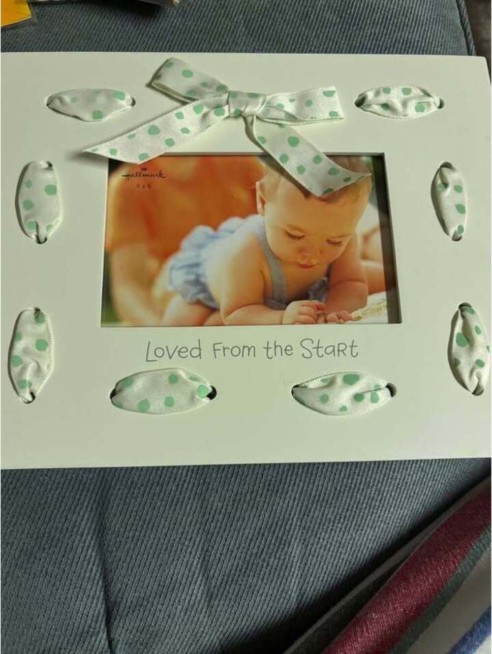 Hallmark "Loved From the Start" Baby Picture Frame